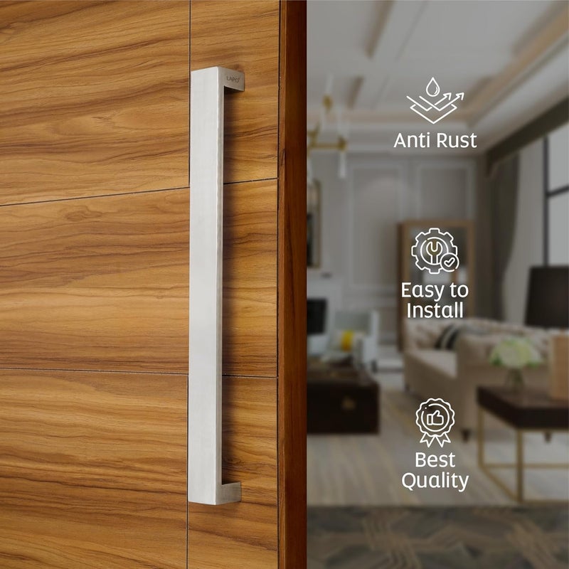 LAPO LAPO 36 inch Stainless Steel Door Handle for Main Door Wooden Glass Door Pull Push Handle Main Door Handle for All Door Hole to Hole Size 900 mmPack of 1 Matt Finish 3 Years Warranty  - Image 5