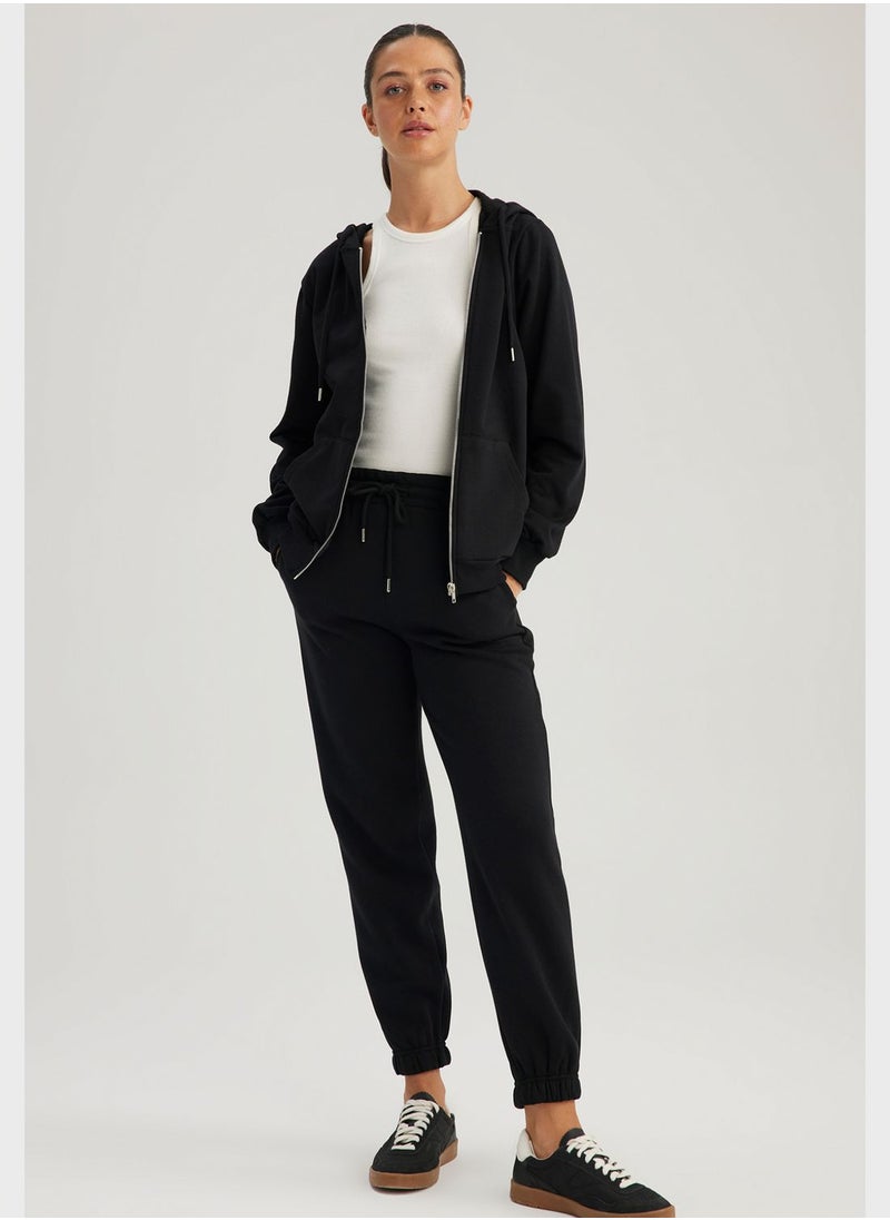 DeFacto - Regular Fit Hooded Sweat Cardigan - Image 1