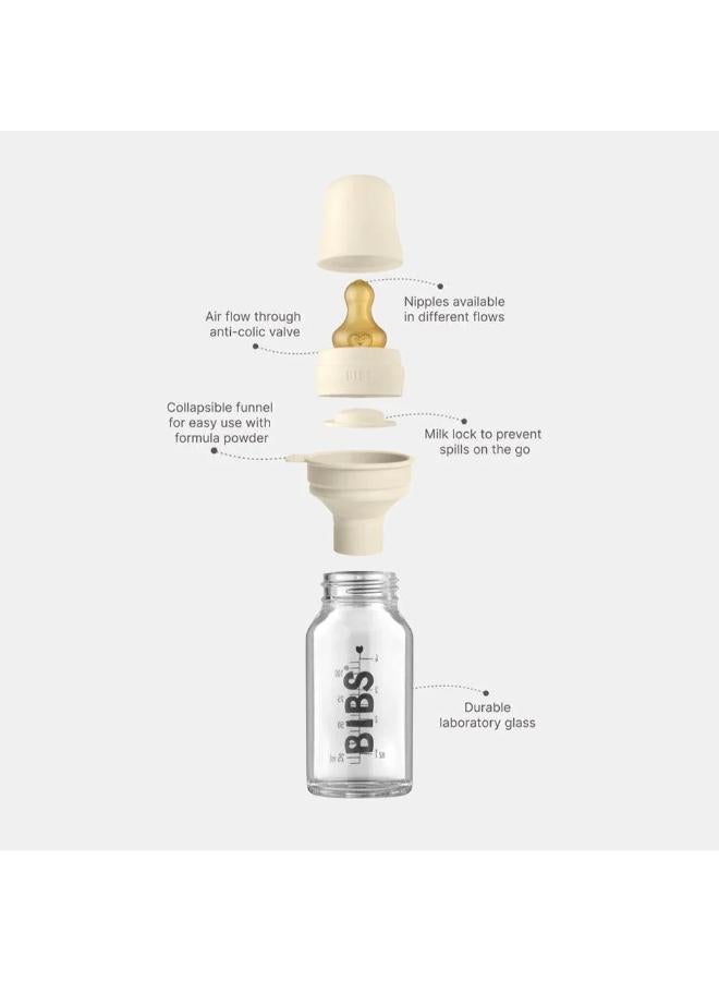 BIBS Light Blue 110 ml Baby Bottle Set for Baby Boys - Image 3