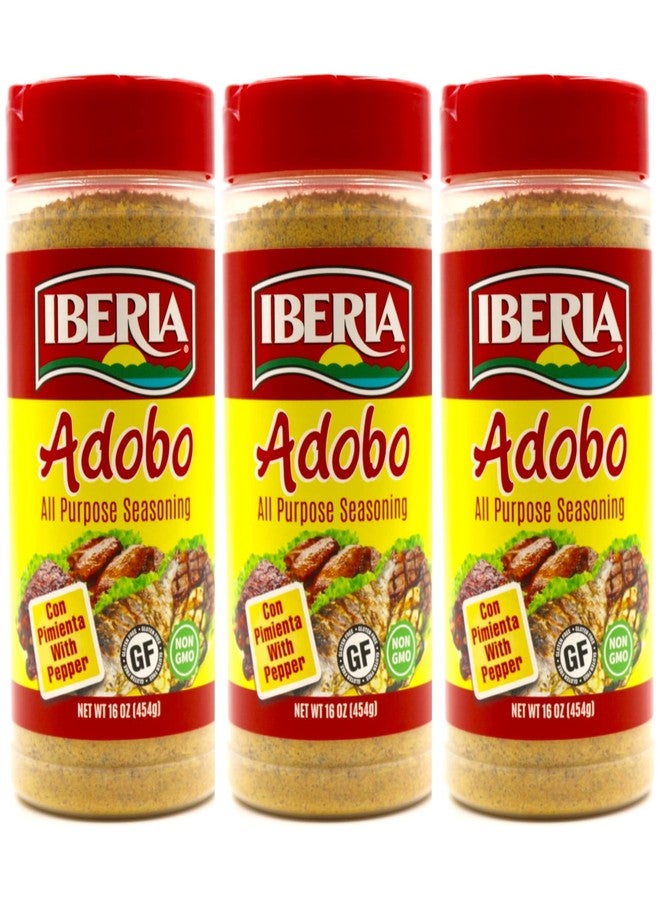Iberia Adobo With Pepper, 16 oz (Pack of 3)