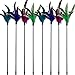 CATENESS Cat Wand Toy Feather Stick Cat Toys 8 Pieces Interactive Cat Toy Feathers Wand for Indoor Cats - Image 3
