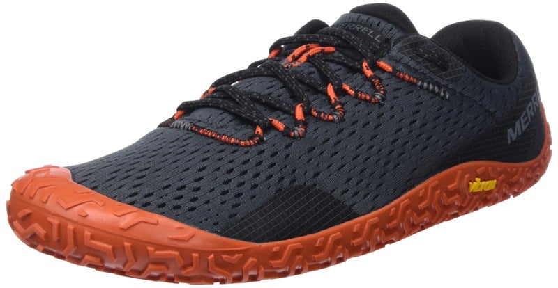 MERRELL حذاء ميريل للرجال فايبر غلوف 6، رمادي/برتقالي، 11 - Image 1