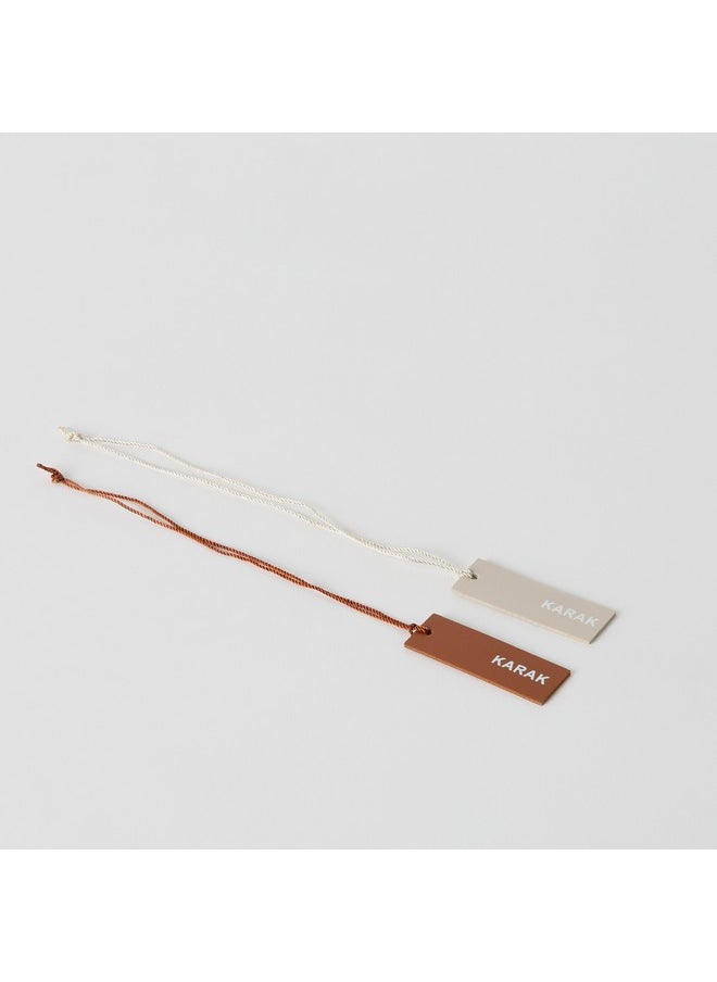 Home Box Karak 2-Piece Tag Set 2 x 0.1 x 6 cm  - Image 4