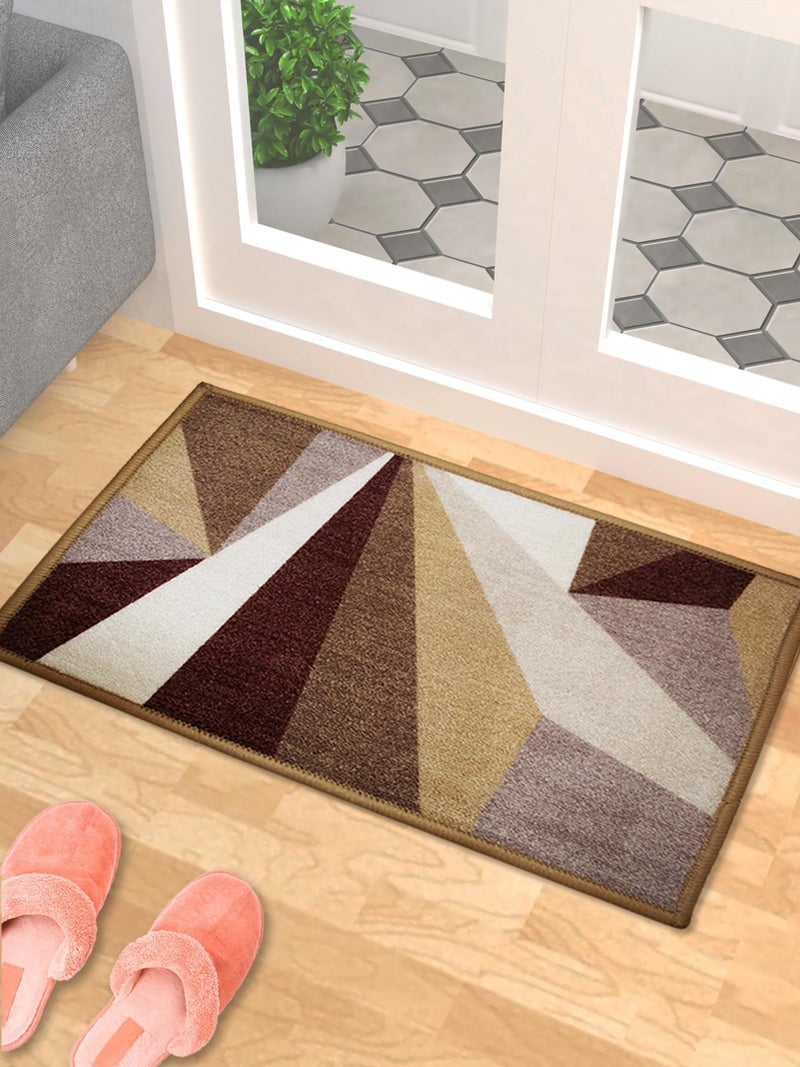 Athom Trendz Athom Living Premium Anti Slip Printed Doormat Pack of 1, Durable Nylon Fabric, Soft Texture, Easy to Clean, Stylish Home Decor Mat for Doorway & Living Room, 37x57 cm | Multicolor - Image 1