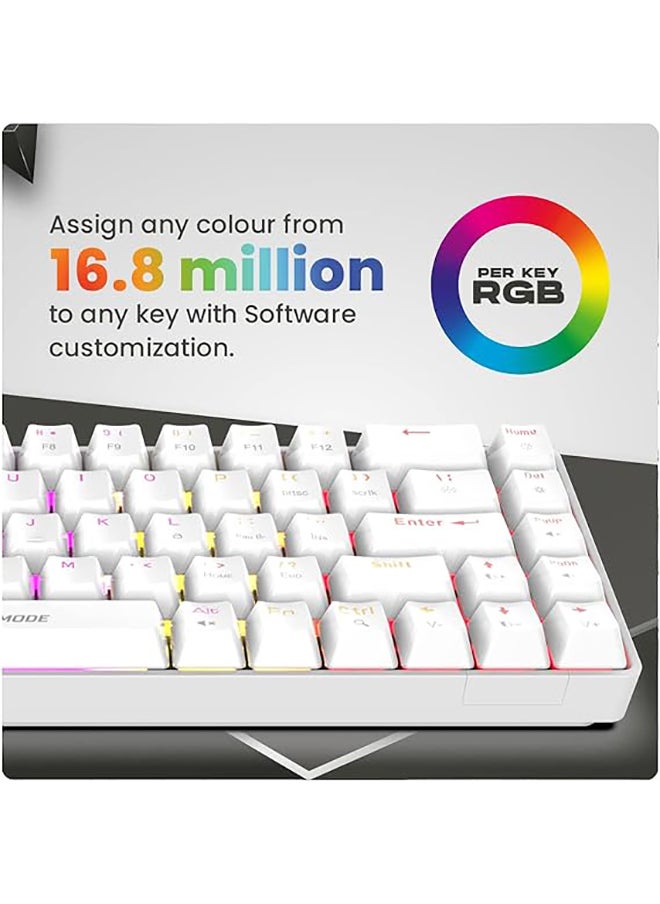 Cosmic Byte - CB-GK-36 Artemis 68Key per key RGB Wired Mechanical Keyboard with Outemu Swappable Blue Switches and Software| Adjustable Backlight | Lighting Effects | Gaming Keyboards - Image 1