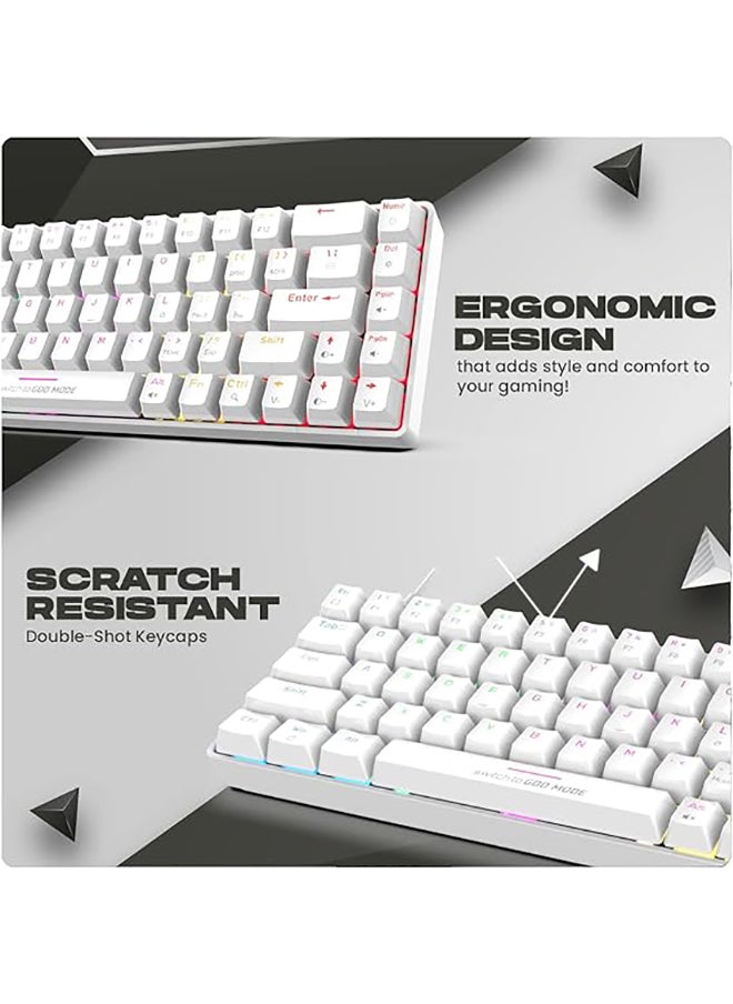 Cosmic Byte - CB-GK-36 Artemis 68Key per key RGB Wired Mechanical Keyboard with Outemu Swappable Blue Switches and Software| Adjustable Backlight | Lighting Effects | Gaming Keyboards - Image 1