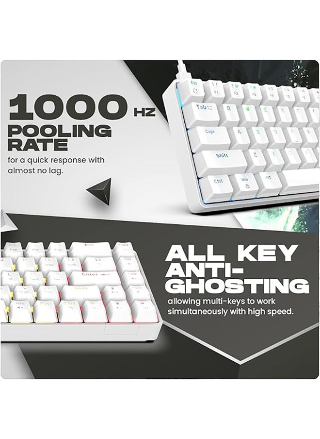 Cosmic Byte - CB-GK-36 Artemis 68Key per key RGB Wired Mechanical Keyboard with Outemu Swappable Blue Switches and Software| Adjustable Backlight | Lighting Effects | Gaming Keyboards - Image 1