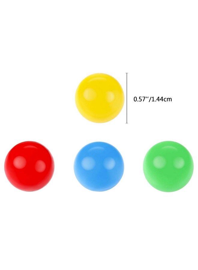 Gejoy 150 Pieces 144 Mm Game Replacement Marbles Plastic Colored Game Balls Compatible With Hungry Hungry Hippos Greedy Frog - Image 3