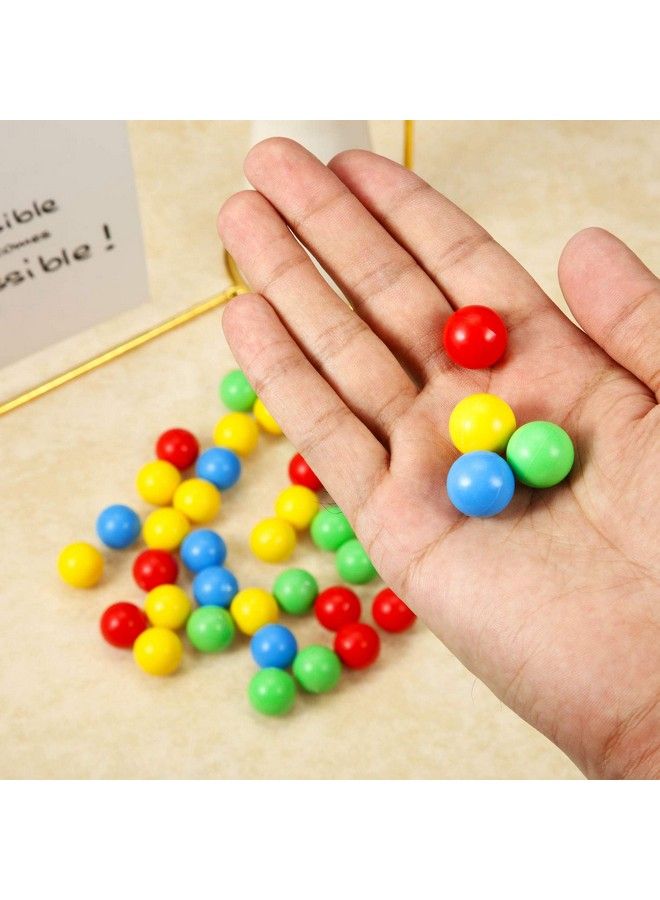 Gejoy 150 Pieces 144 Mm Game Replacement Marbles Plastic Colored Game Balls Compatible With Hungry Hungry Hippos Greedy Frog - Image 4