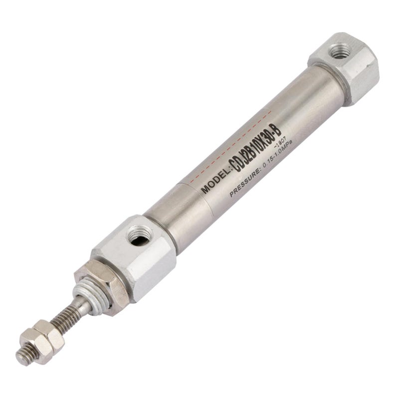 Stainless Steel Pneumatic Air Cylinder 10 Mm Diameter 30 Mm Stroke Quiet Clean Operation - Image 2