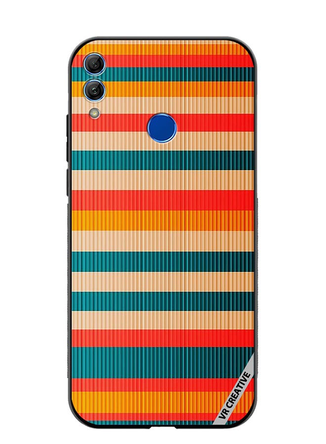Protective Case Cover For Honor 10 Lite Texture Design Multicolour