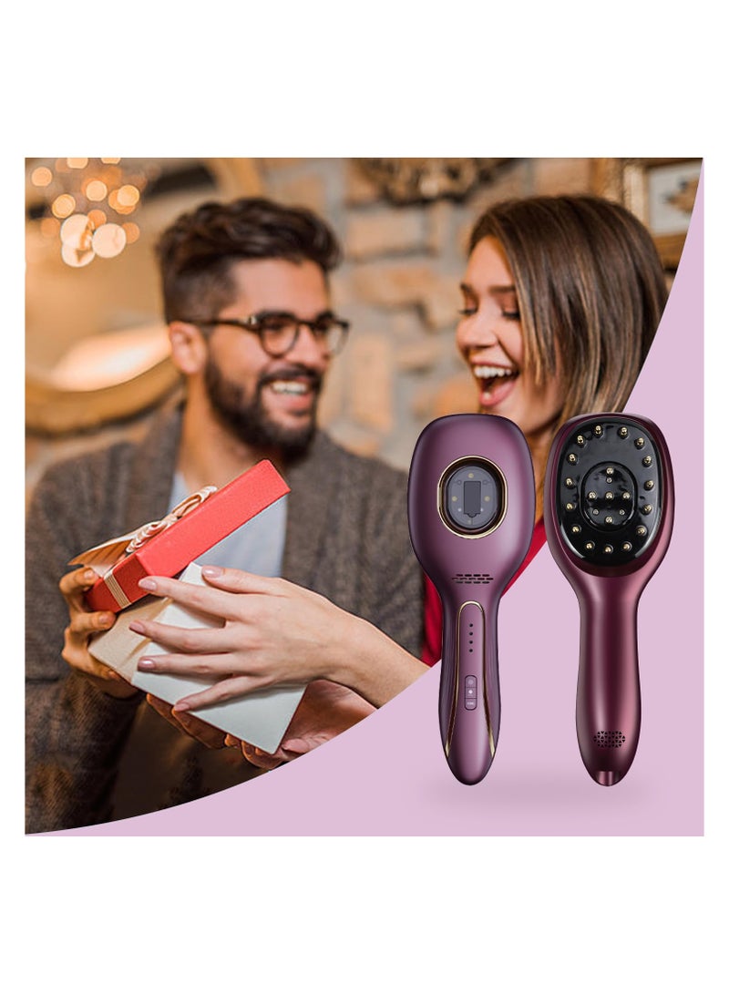 SYOSI Multi-Functional Scalp Massage Comb, Independent Tank Design, Electric Head Scalp Brush Hair, Lightweight Construction, Hair Growth, Thinning Hair Treatment, Perfect for Daily Hair Grooming - Image 4