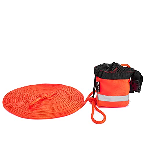 MOOCY Rescue Throw Bag with Floating Rope - Ultra Strong Water Rescue Equipment for Kayak Tow Line, Boat, and Canoe Accessories - Supports up to 1845lbs (50ft.) - Image 1