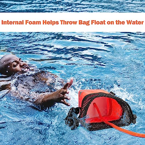 MOOCY Rescue Throw Bag with Floating Rope - Ultra Strong Water Rescue Equipment for Kayak Tow Line, Boat, and Canoe Accessories - Supports up to 1845lbs (50ft.) - Image 5