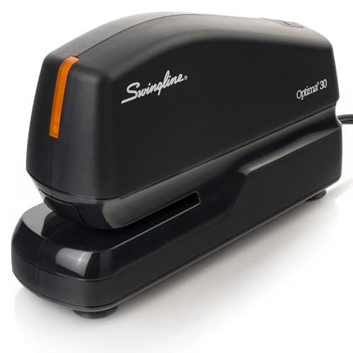 Swingline Electric Stapler, 30 Sheet Capacity, Optima 30, Black (42150) - Image 1