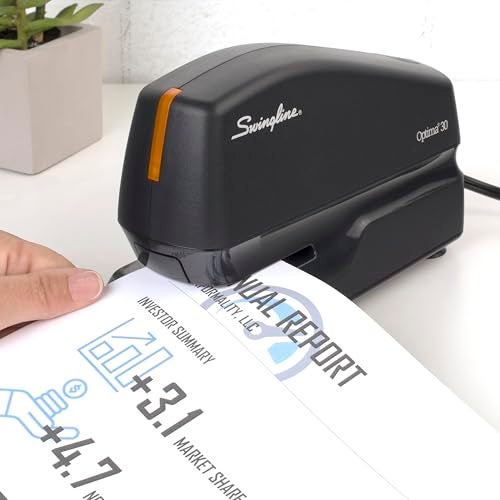 Swingline Electric Stapler, 30 Sheet Capacity, Optima 30, Black (42150) - Image 2