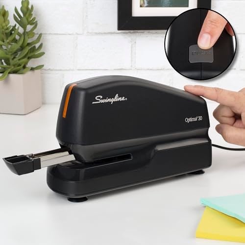 Swingline Electric Stapler, 30 Sheet Capacity, Optima 30, Black (42150) - Image 3