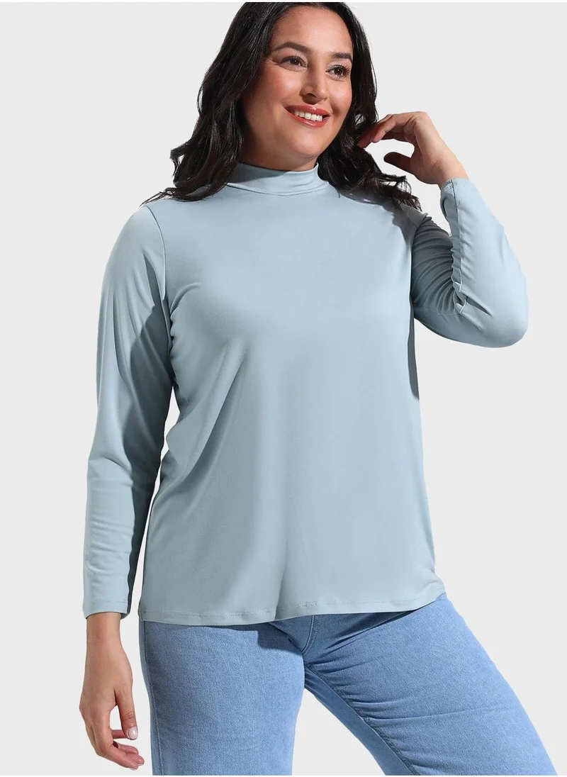 Alia by modanisa High Neck Top