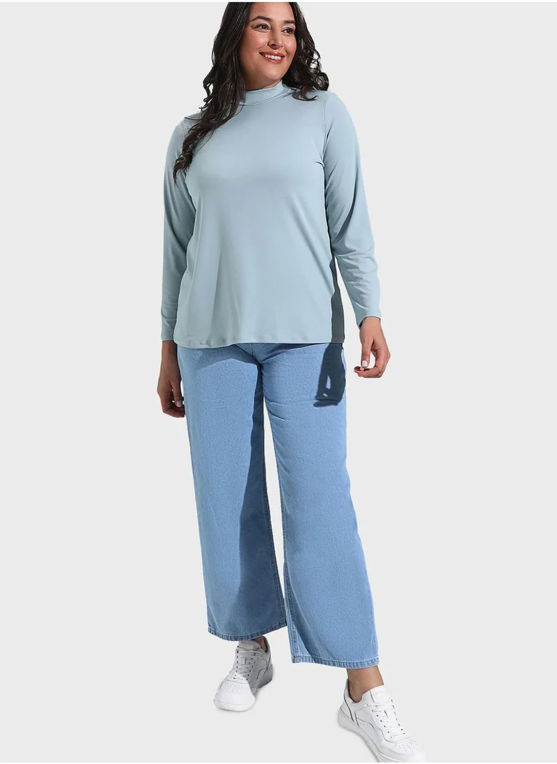 Alia by modanisa High Neck Top