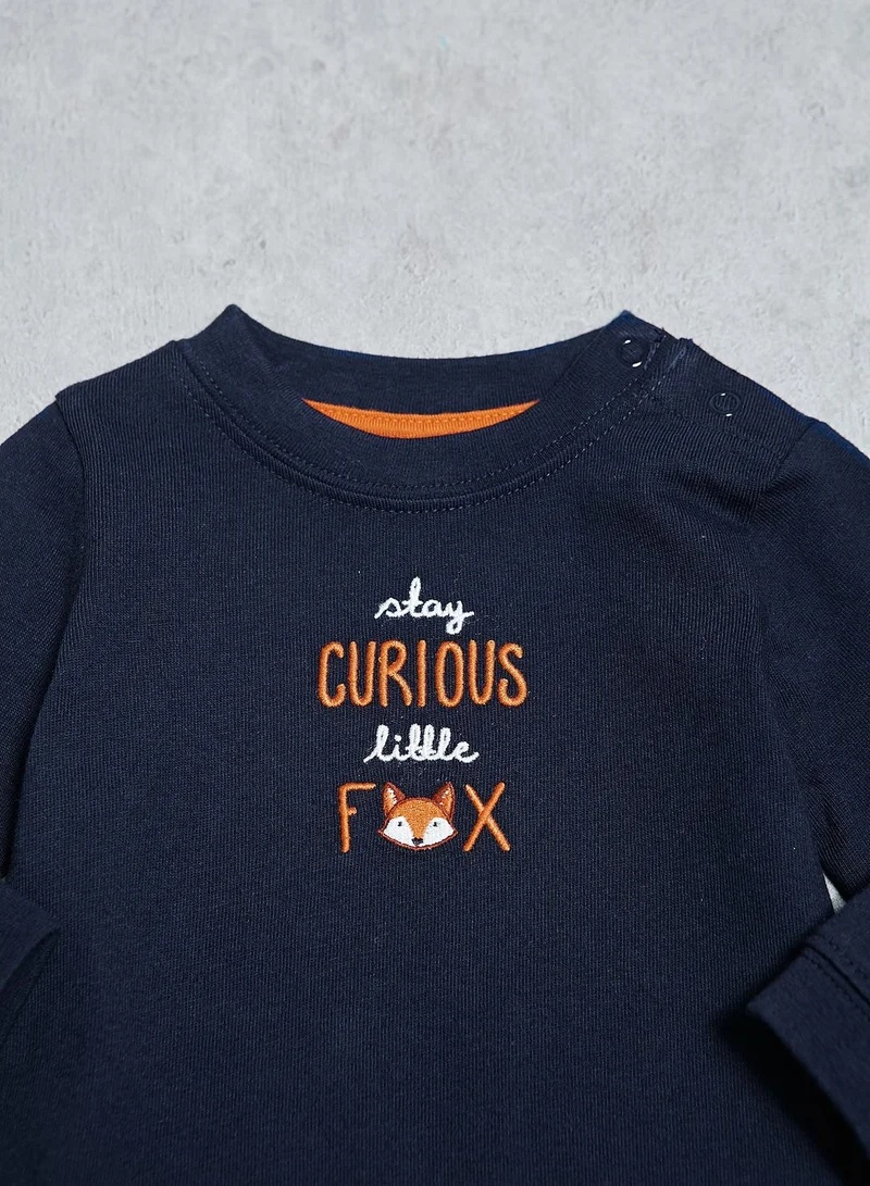GYMBOREE Infant  Curious Fox  Bodysuit