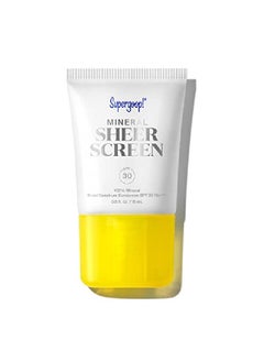 Mineral Sheerscreen SPF 30 PA+++ 0.5 Fl Oz 100% Mineral Broad Spectrum Face Sunscreen