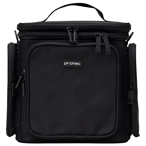 Protec French Horn Double Mute Bag, Modular Wall & Mute Holder, Model M409, Black - Image 1