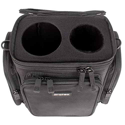 Protec French Horn Double Mute Bag, Modular Wall & Mute Holder, Model M409, Black - Image 4