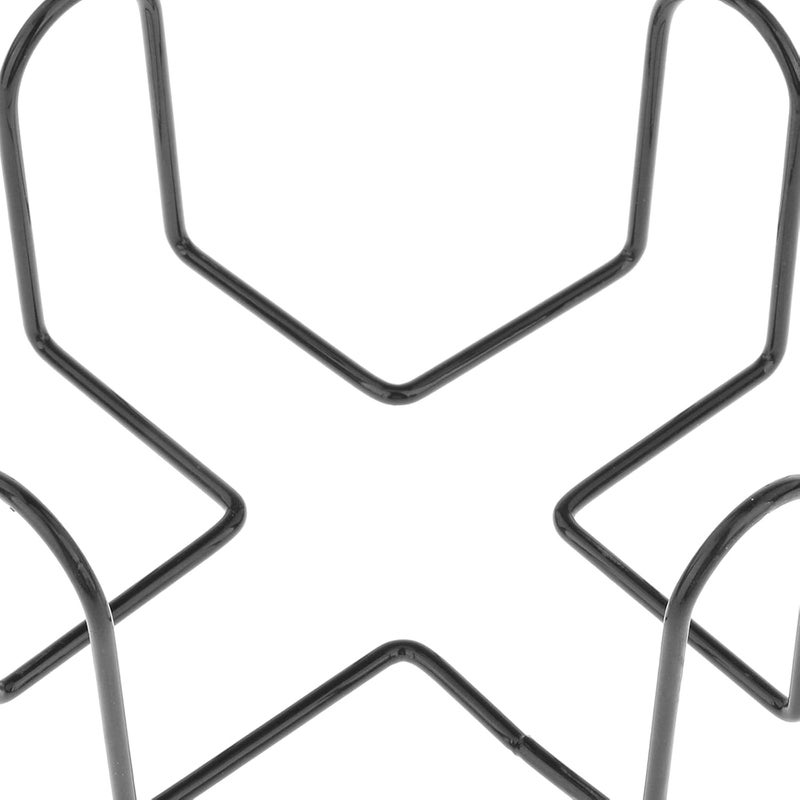 klarakoIron Metal Coaster Holder Round or Square Coasters Cup Mats Wroght Iron Rack Shelf fot Hold Ceramic, Marble Stone, Agate, Cork, Felt, Silicone Cup Mat klarako11.4x11.4x5.2cm - Image 2