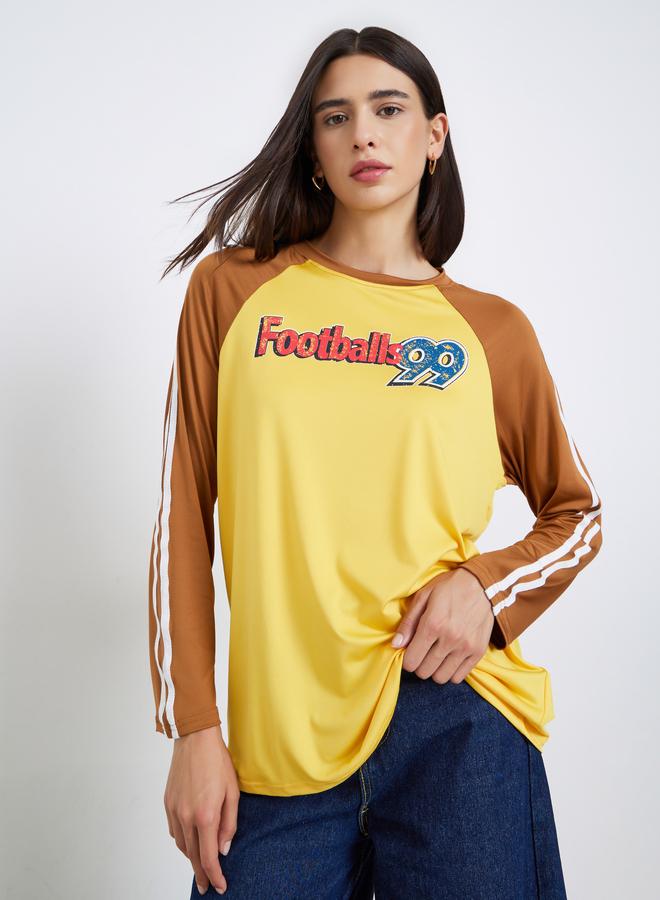 Styli Women Graphic Print Oversized T-Shirt - Image 1