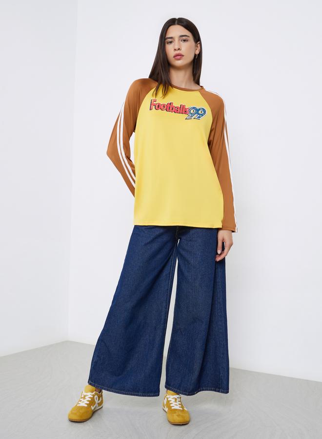 Styli Women Graphic Print Oversized T-Shirt - Image 2