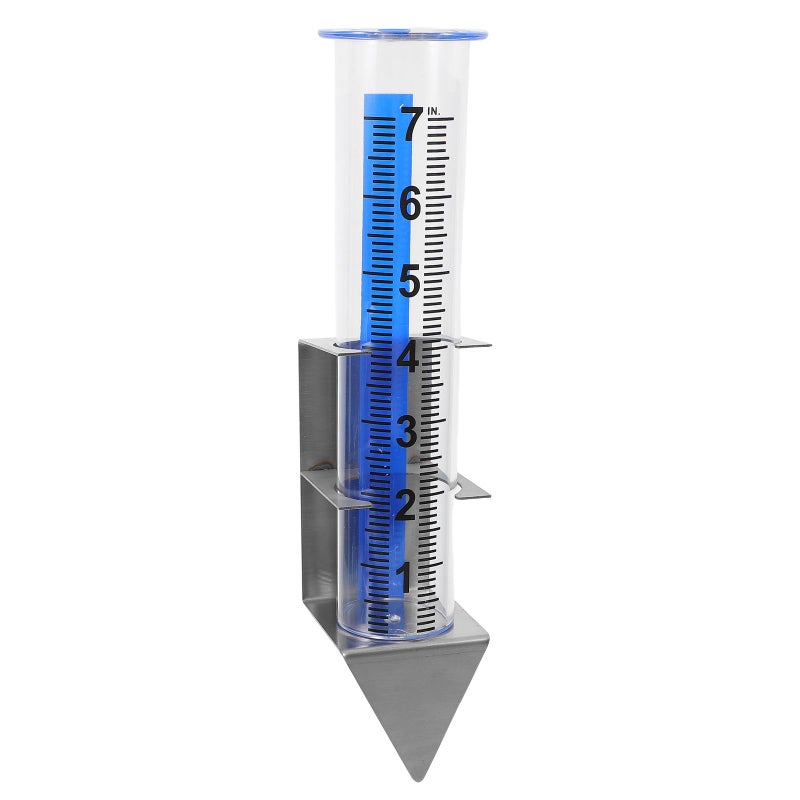 Large Capacity Outdoor Rain Gauge with Metal Stake for Garden Yard Patio and Farm Use - Image 2