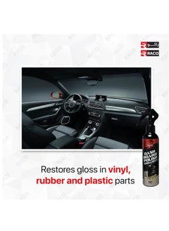 Aqua RACO Aqua Car Dashboard Polish 250ml | Cleans and Revives Dashboard and Interior Components | Restores and Protects Faded Vinyl, Wood, Plastic, and Rubber, Offering a Long-Lasting Shine.  - Image 3