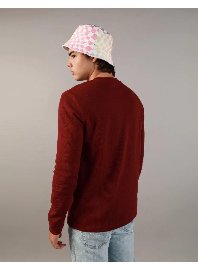 AE Long-Sleeve Logo Graphic Thermal T-Shirt