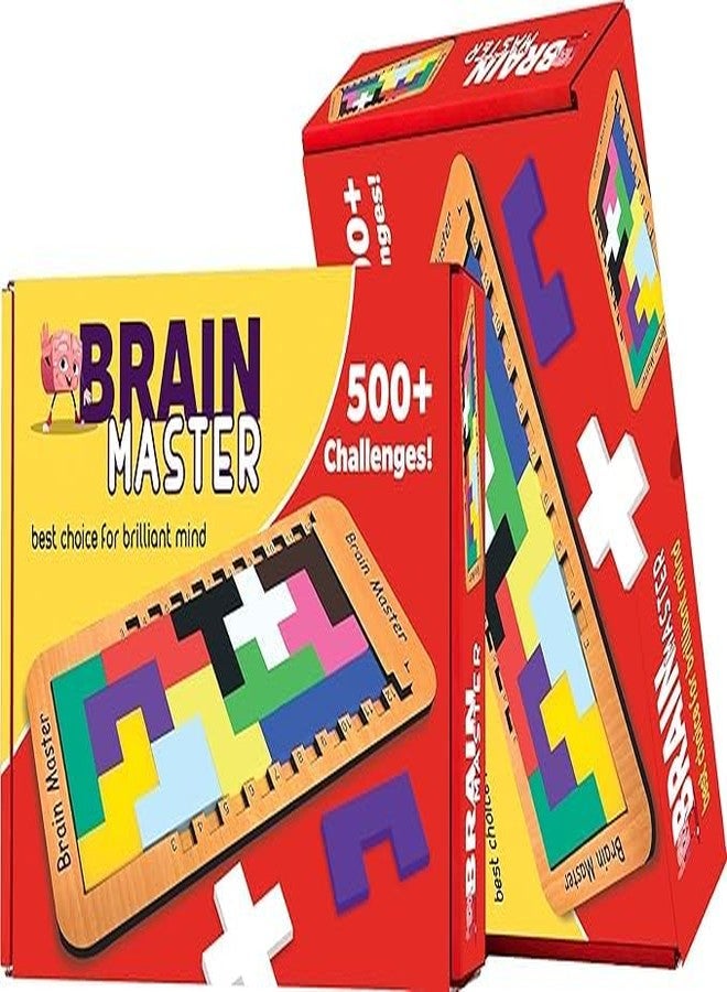 THE GAME FACTORY Brain Master | Puzzle for Kids and Adults | Unique Slider Challenges | 500+ Brain-Boosting Levels | Educational & Logical Thinking Puzzle for Kids & Family | Travel-Friendly Game - Image 1