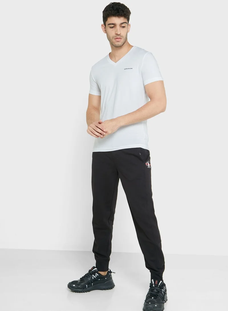 CALVIN KLEIN Logo Pocket Crew Neck T-Shirt
