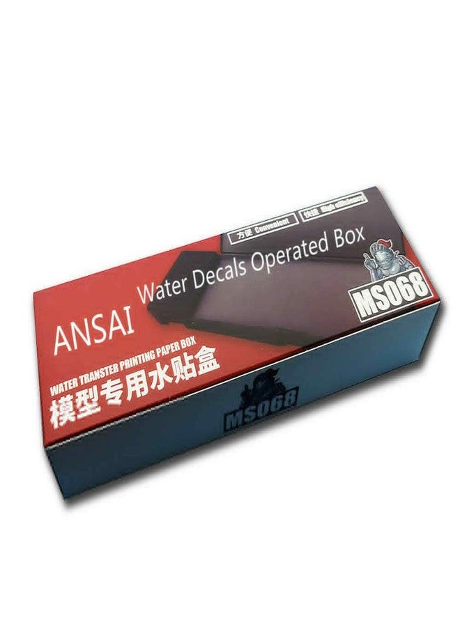 ANSAI Water Decals Sticker Operated Box with Decal Tweezers Model Craft Airplane Hobby Tools - Image 3