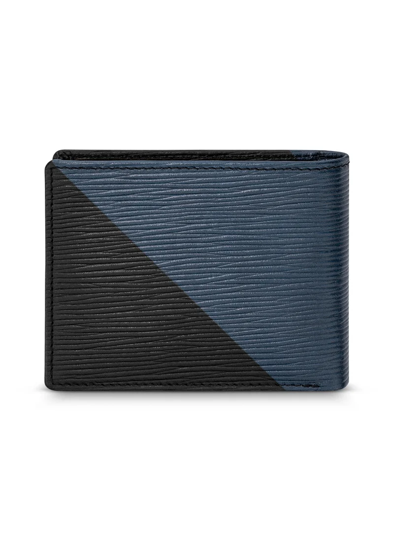 CERRUTI 1881 CERRUTI MENS LEATHER WALLET IN SAFFAINO 110X90MM, BLACK MULTI