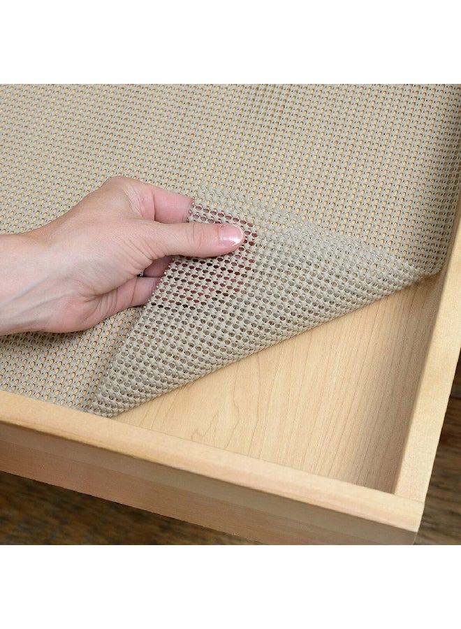 Con-Tact Non-Slip Durable Vinyl Odour Free Shelf Drawer Liner Taupe 18 x 60 Inch 05F-C7K59-06 - Image 3