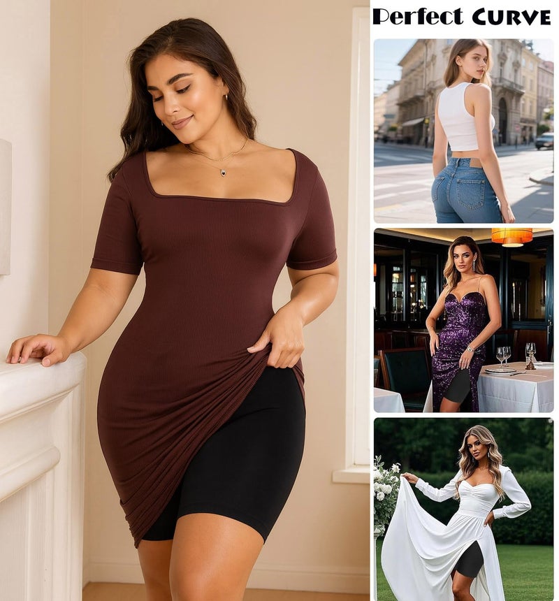 HSR Tummy Control Shapewear for Women Butt Lifting Shapewear High Waist Body Shaper Shorts Seamless Thigh Slimmer (Fits Waist : 30 to 39 Inch) - Image 5