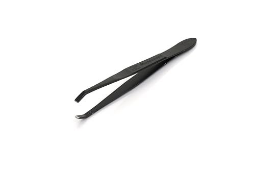 Solingen Stainless Steel Professional Slanted Tip Tweezers | Best Shaped for Eyebrows Extensions Chin Cheek Face Facial Hair | Made in Germany - Image 4