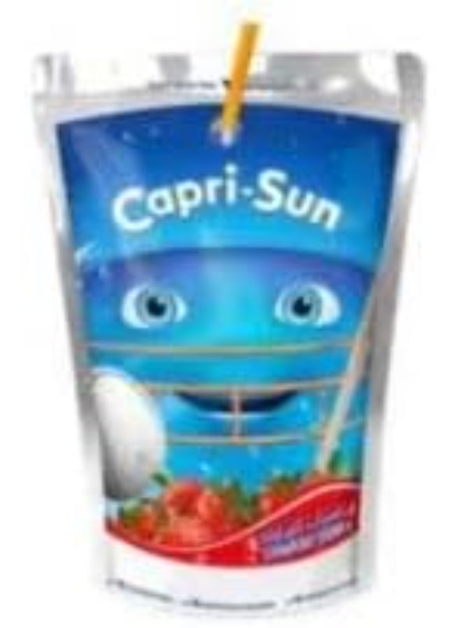 كابري صن مشروب عصير كابري صن بالفراولة – عبوة 6 أكياس | نكهة فراولة منعشة | جاهز للشرب | مناسب للأطفال - Image 1