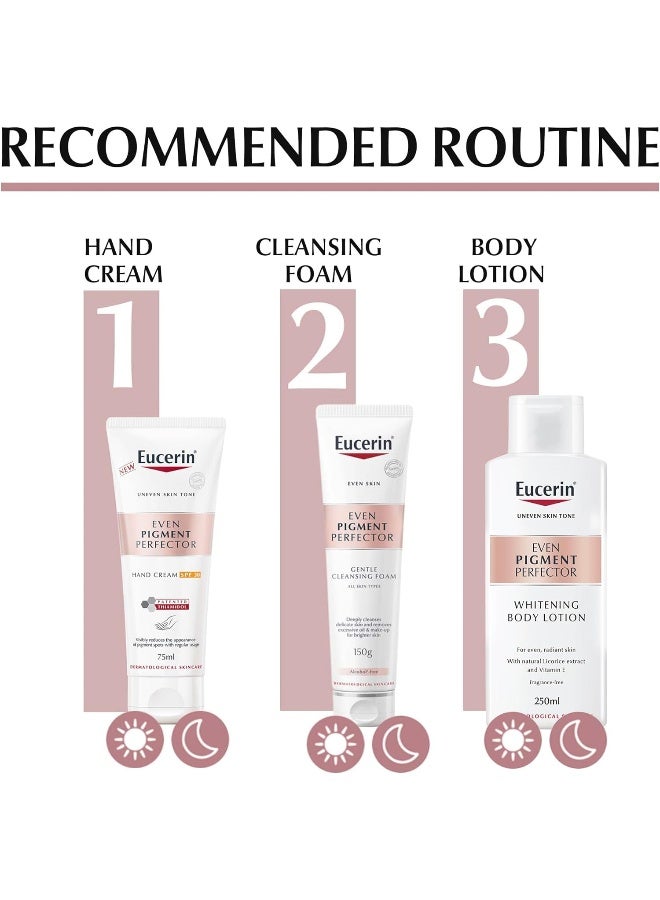 Eucerin Even Pigment Perfector Hand Cream With Thiamidol & Hyaluronic Acid, For Even And Radiant Skin, Uva & Uvb Sun Protection Spf30, Moisturizer For All Skin Types, 75Ml - Image 5