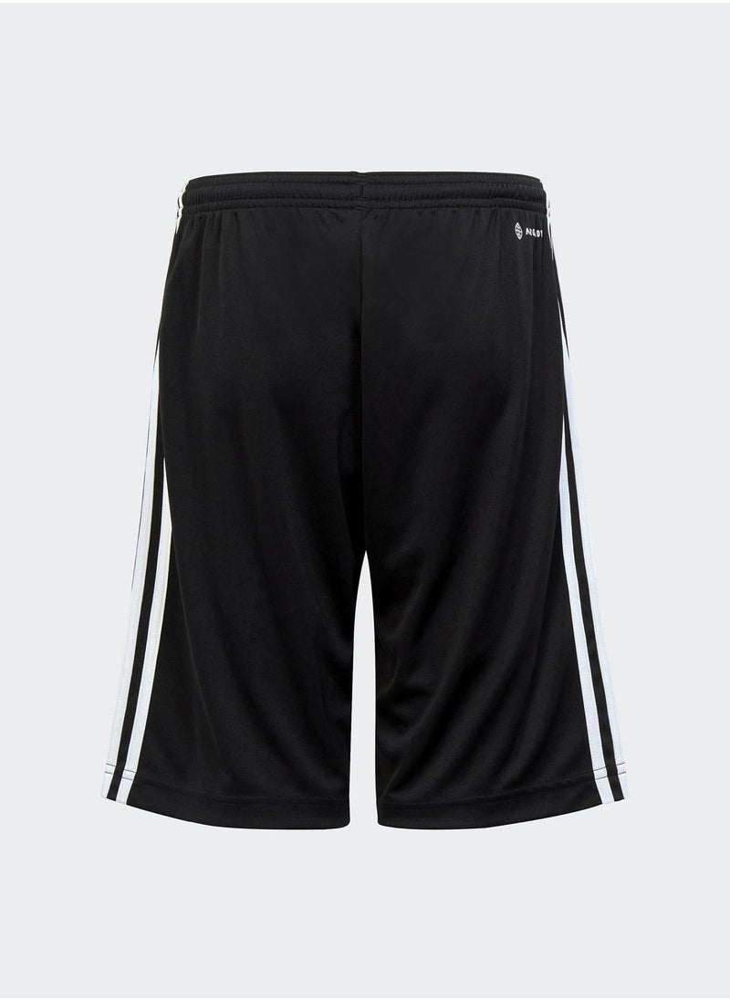 Adidas - Kids 3 Stripe Train Essential Aeroready Shorts - Image 1