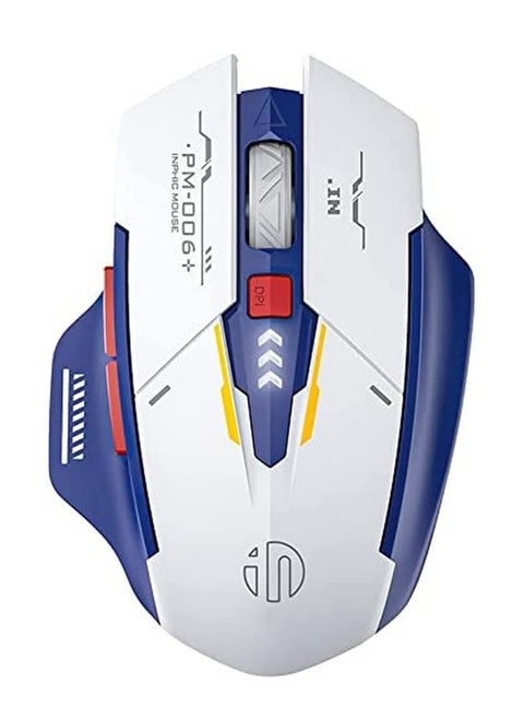 F9 Wireless Mouse Rechargeable Sci-Fi Mecha Style 2400dpi Silent Office Mouse 2.4G Mice For Laptop PC with 2.4G USB Receiver