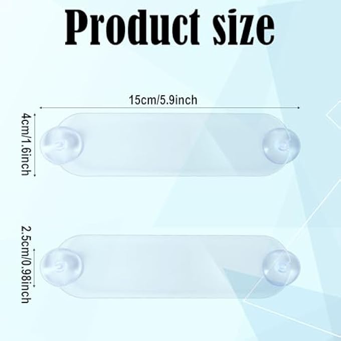 rayihni EZ Pass Holder, EZ Pass Strips with Adhesive and Strong Suction Cups, Universal Transponder Windscreen Mount for All Common Toll Passes - Image 3