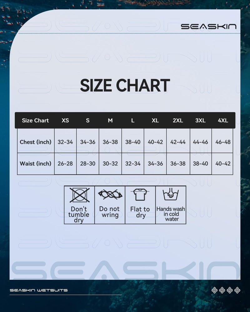 Seaskin بدلة سباحة قصيرة للسيدات من سيسكين بسمك 2 ملم بقطعة واحدة وأكمام طويلة - Image 2