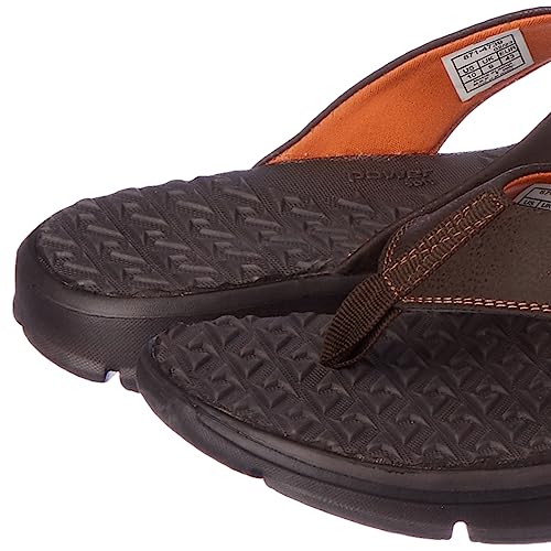 Power Soft E Men's Brown Flip Flops - 9 UK (8714739) - Image 3