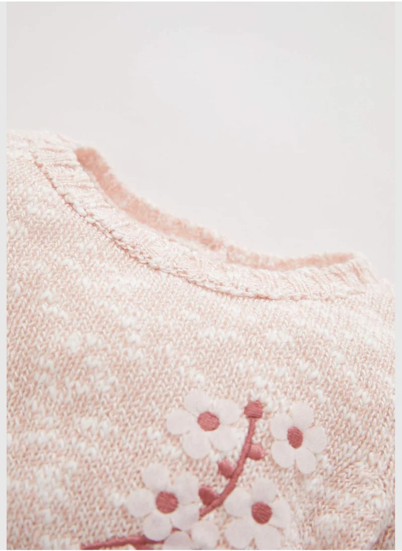 DeFacto Floral Embroidered Knit Jumper