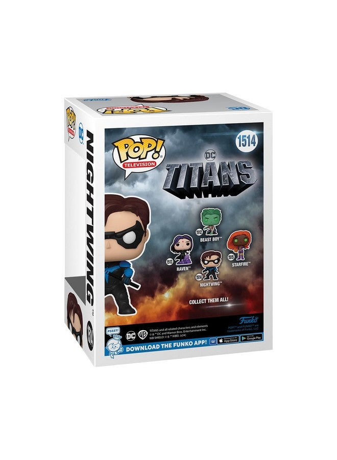 Funko فانكو بوب! تلفزيون: تيتانز - نايت وينغ - دي سي تيتانز - تمثال فينيل قابل للجمع - فكرة هدية - منتجات رسمية - للأطفال والكبار - عشاق التلفزيون - تمثال لجمع المعجبين والعرض - Image 3