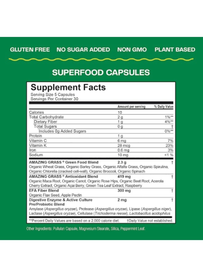 Amazing Grass, Organic Super Greens Powder,  150 g - Image 4